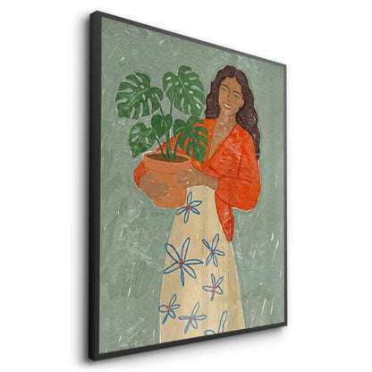 Boho Plant Lady - Fine Art
