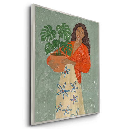 Boho Plant Lady - Fine Art