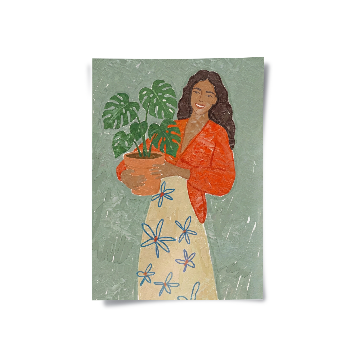 2Boho Plant Lady - Poster