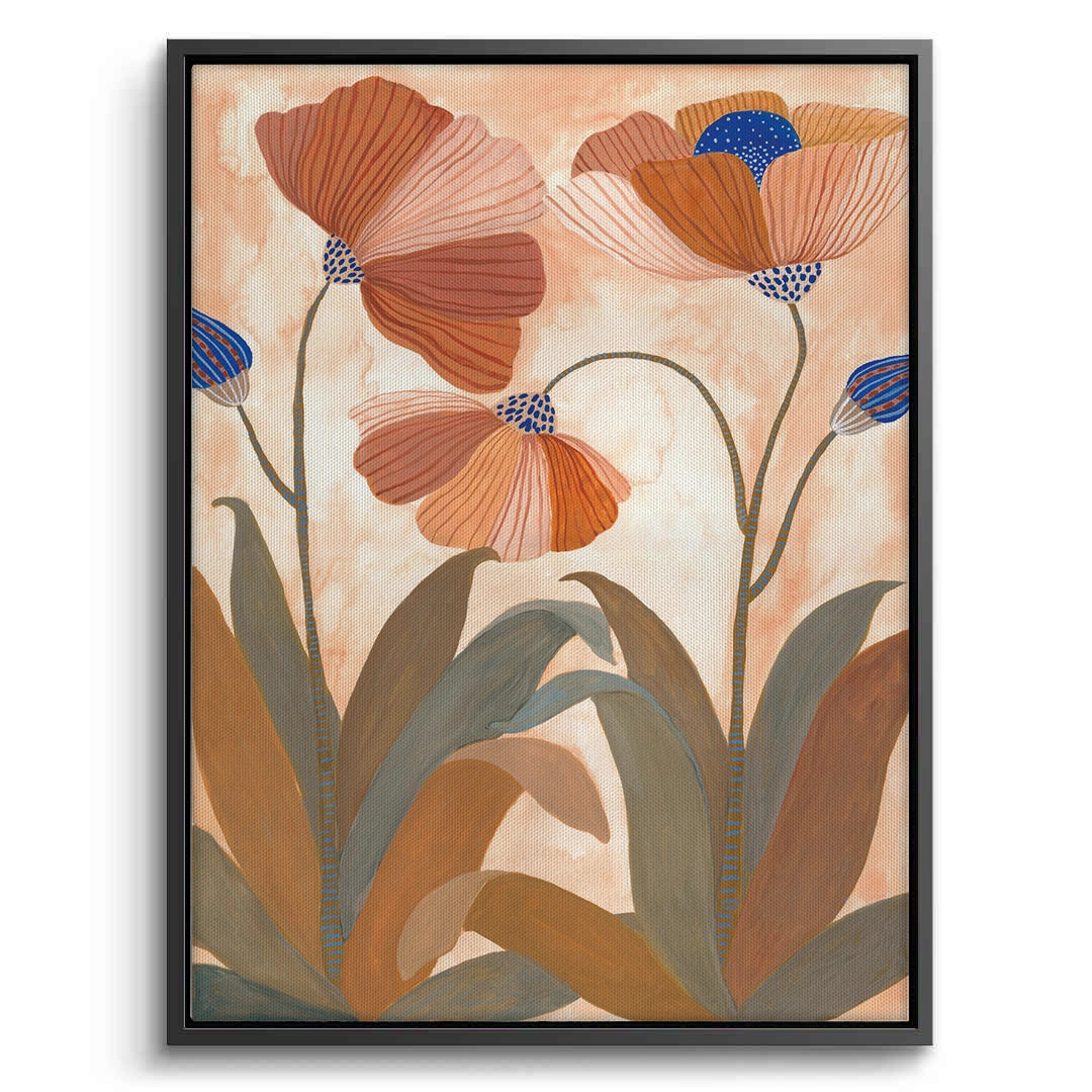 2Boho Terracotta Floral - Canvas