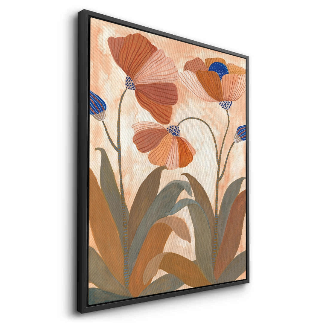 2Boho Terracotta Floral - Canvas