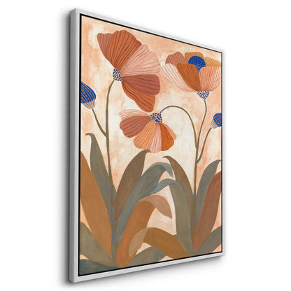 Boho Terracotta Floral - Canvas