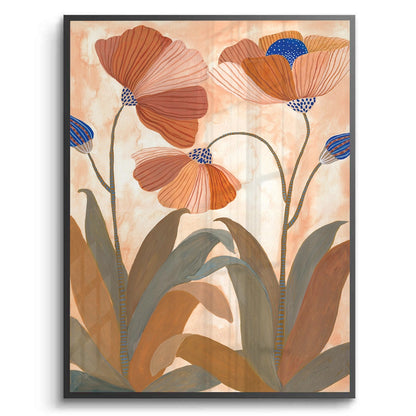 Boho Terracotta Floral - Fine Art