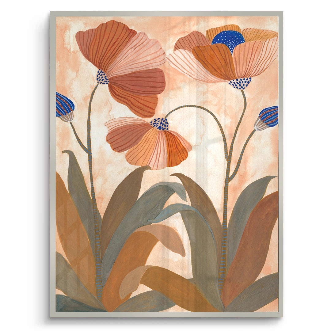 2Boho Terracotta Floral - Fine Art