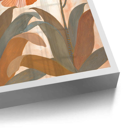 Boho Terracotta Floral - Fine Art