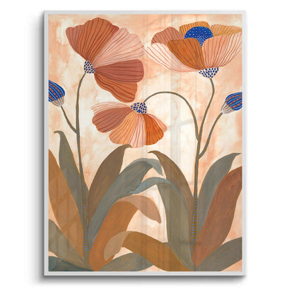 Boho Terracotta Floral - Fine Art