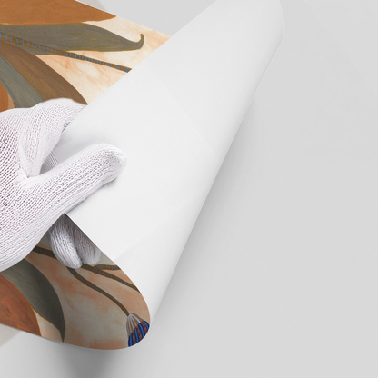 Boho Terracotta Floral - Poster