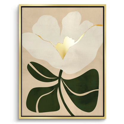 Boho White Bloom - Canvas