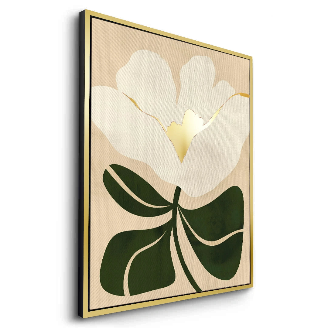 2Boho White Bloom - Canvas