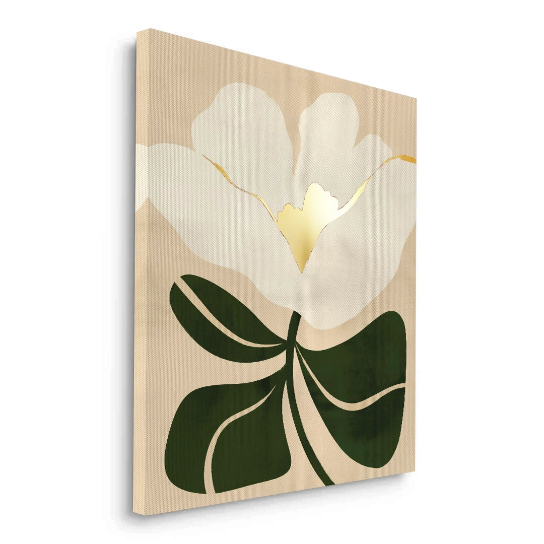 2Boho White Bloom - Canvas