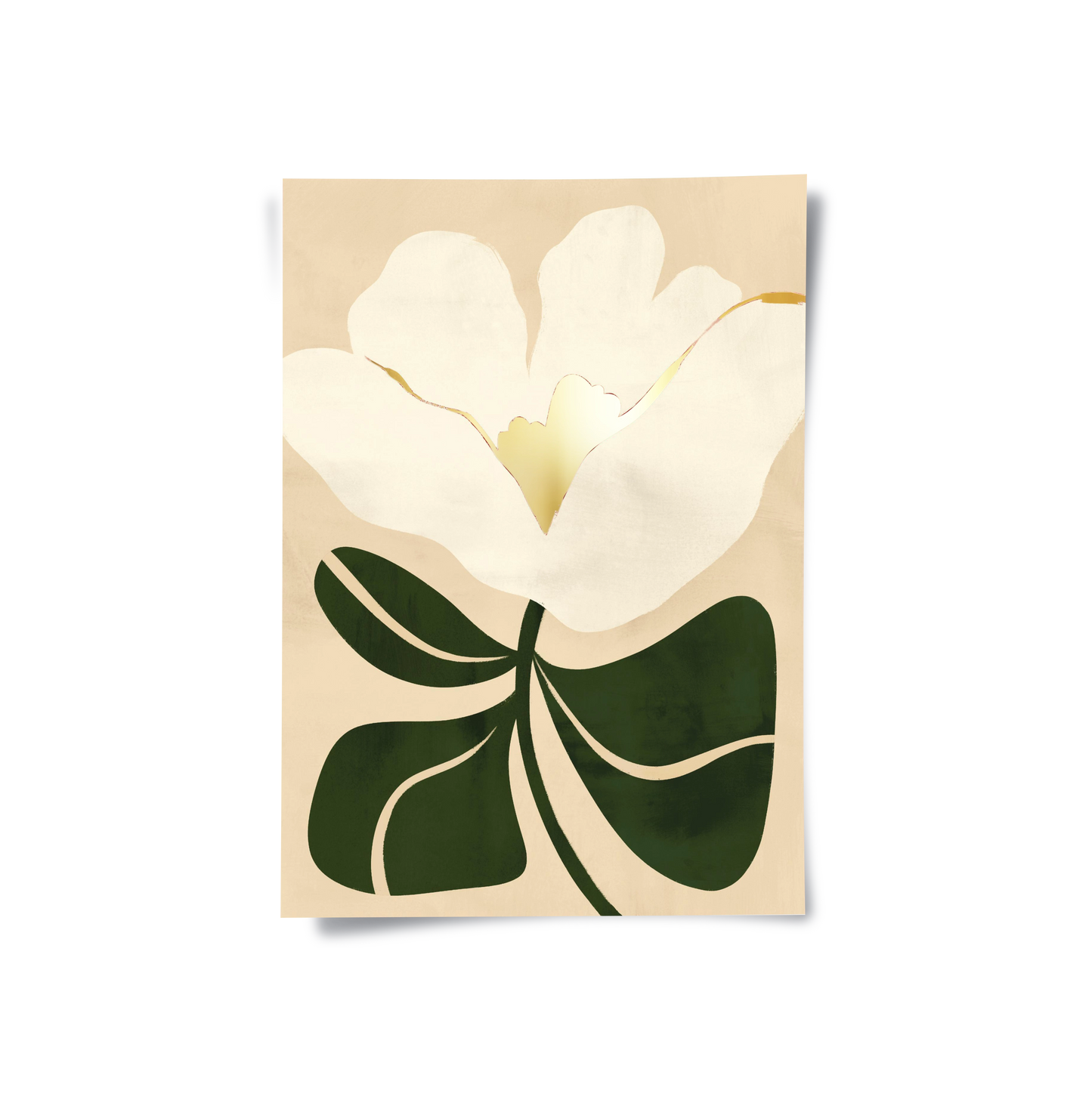 2Boho White Bloom - Poster