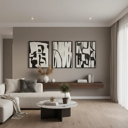 Bold Black Gesture Set of 3 #BBGE220