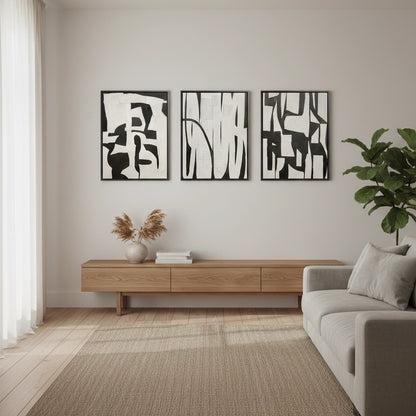 Bold Black Gesture Set of 3 #BBGE220