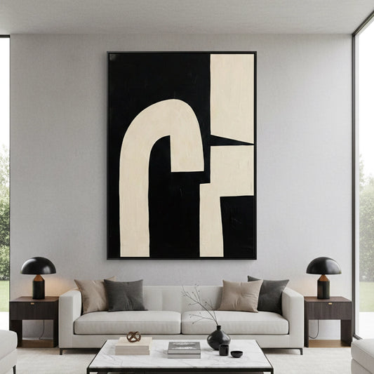 Bold Curvilinear Painting #TBCU440