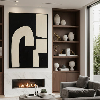 Bold Curvilinear Painting #TBCU440
