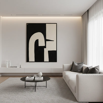 Bold Curvilinear Painting #TBCU440