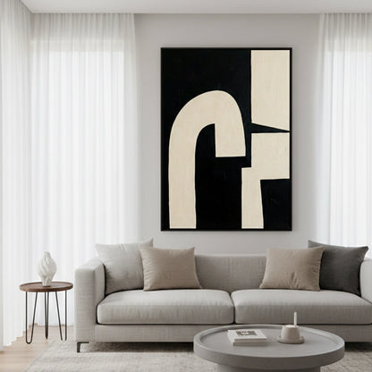 Bold Curvilinear Painting #TBCU440