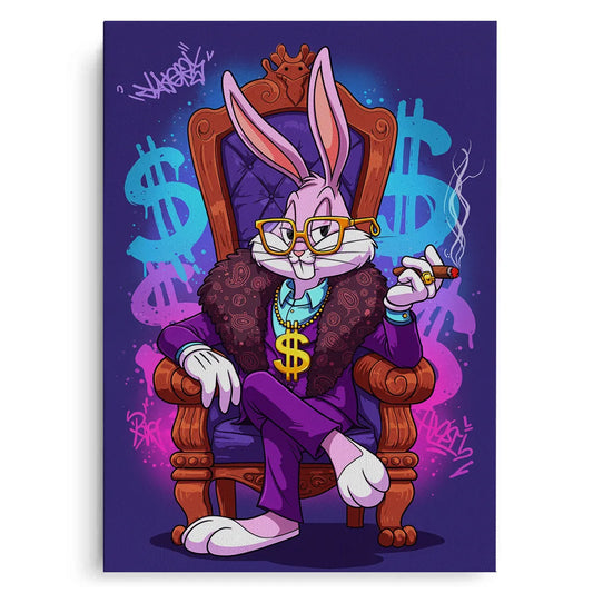 Boss Bunny - Canvas