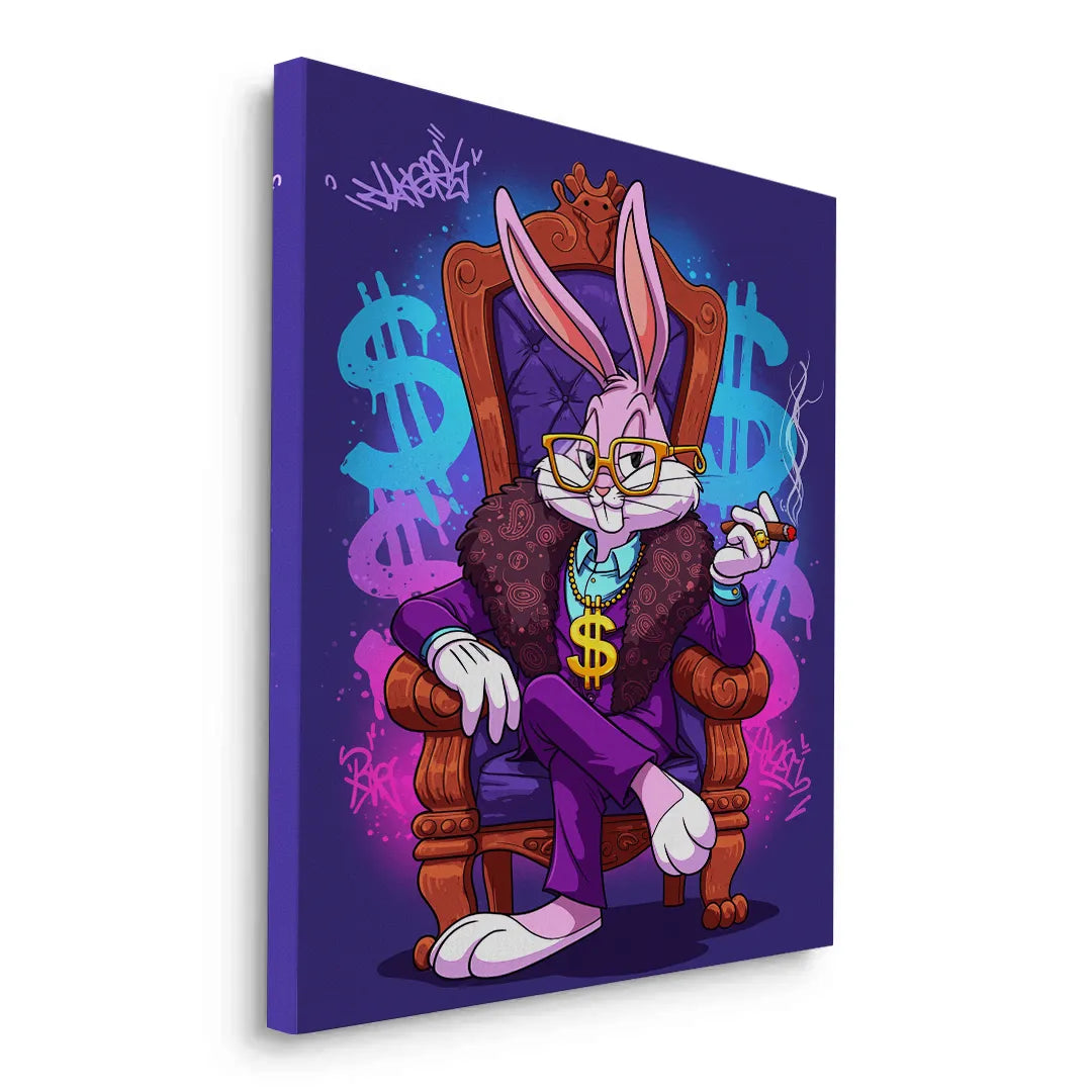 2Boss Bunny - Canvas
