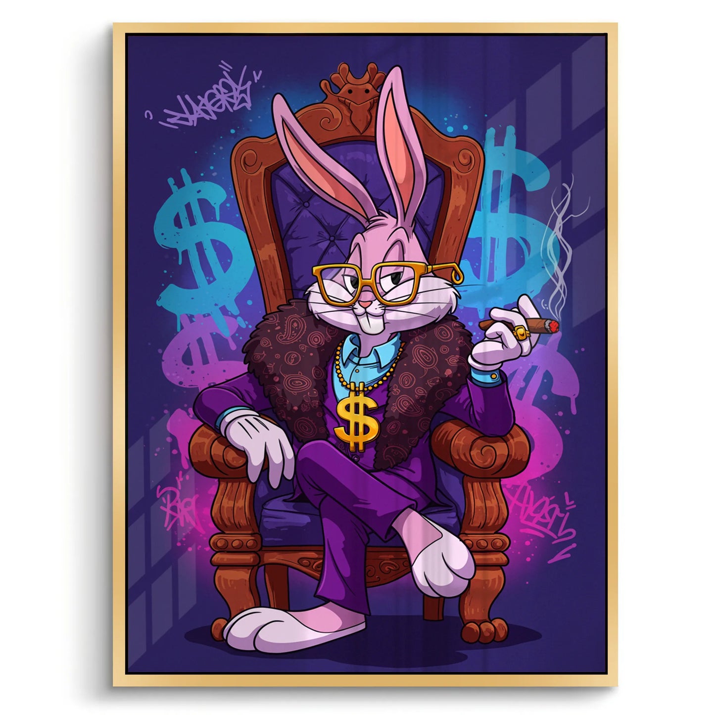 2Boss Bunny - Acrylic