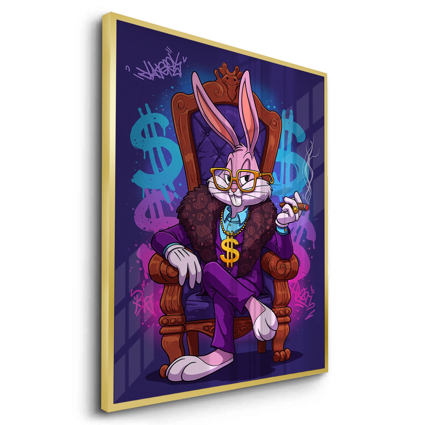2Boss Bunny - Fine Art