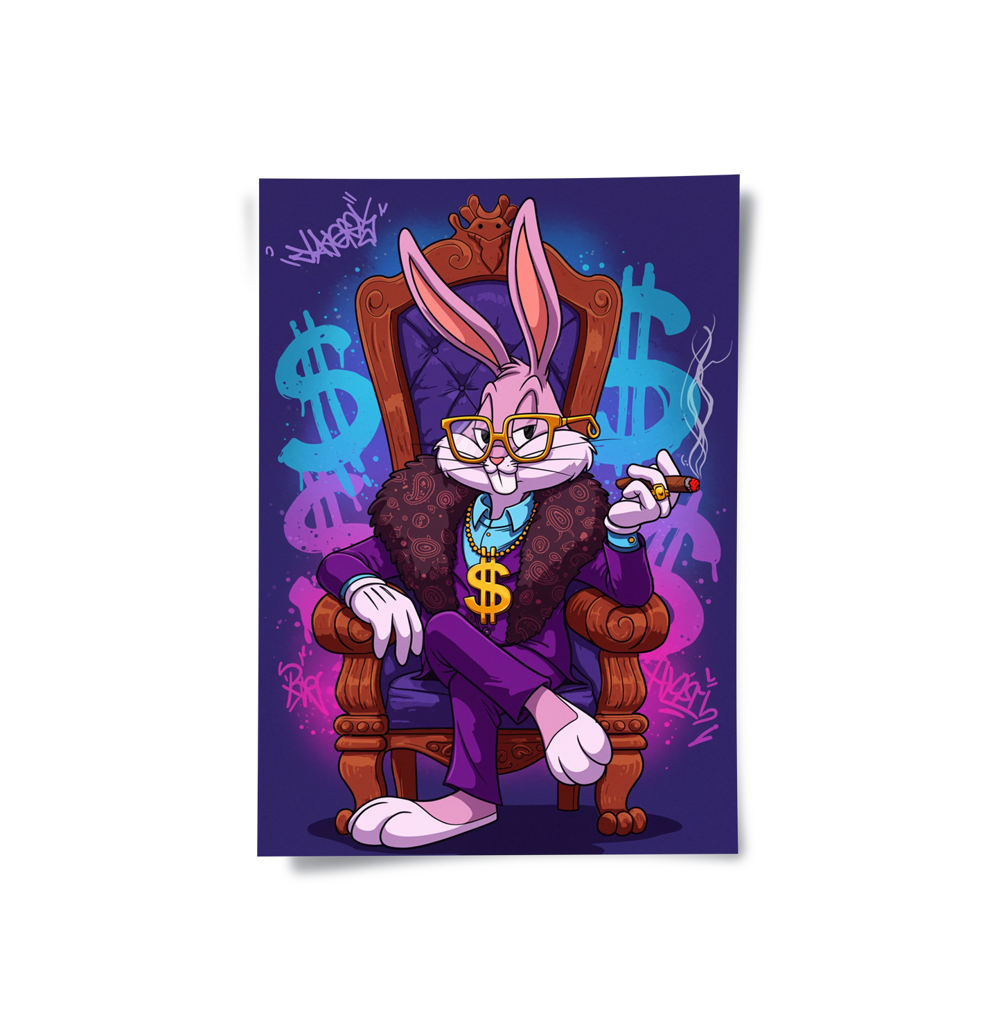 Boss Bunny - Poster – Jasmine Arts