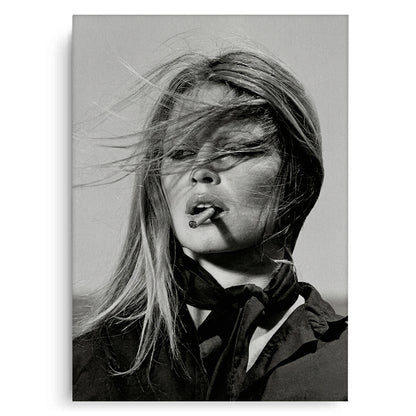 Brigitte Bardot Cigar - Canvas