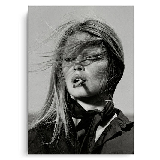 Brigitte Bardot Cigar - Canvas
