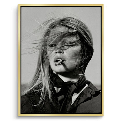 Brigitte Bardot Cigar - Canvas