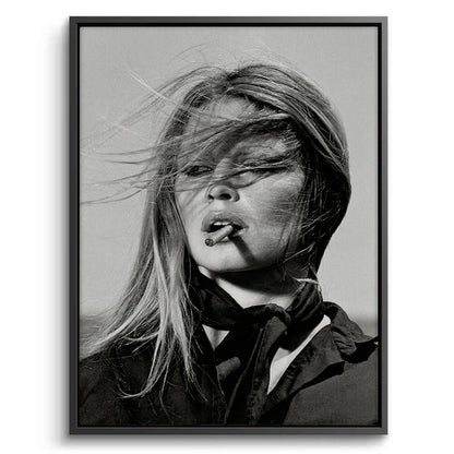 Brigitte Bardot Cigar - Canvas