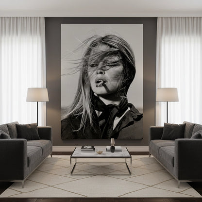 Brigitte Bardot Cigar - Canvas