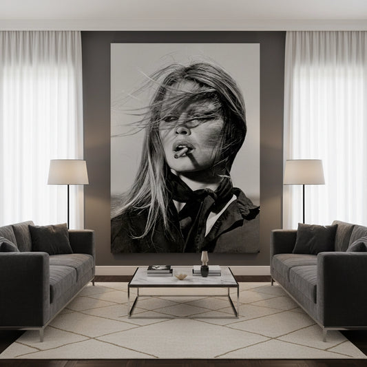 Brigitte Bardot Cigar - Canvas