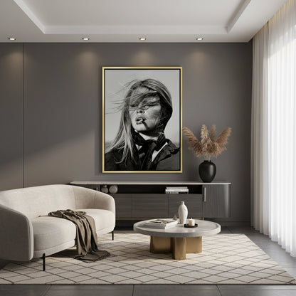 Brigitte Bardot Cigar - Canvas