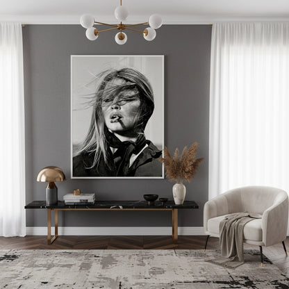 Brigitte Bardot Cigar - Fine Art