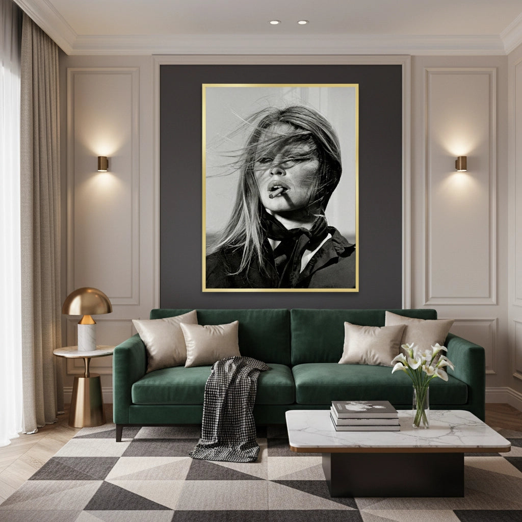 Brigitte Bardot Cigar - Fine Art
