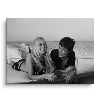 Brigitte Bardot Saint-Tropez Boat Ride - Canvas
