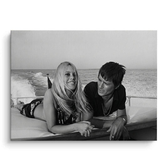 Brigitte Bardot Saint-Tropez Boat Ride - Canvas