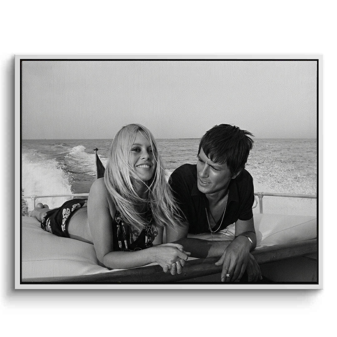 2Brigitte Bardot Saint-Tropez Boat Ride - Canvas