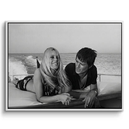 Brigitte Bardot Saint-Tropez Boat Ride - Canvas