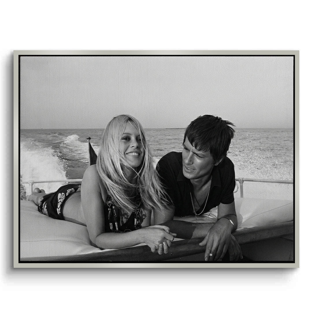 2Brigitte Bardot Saint-Tropez Boat Ride - Canvas