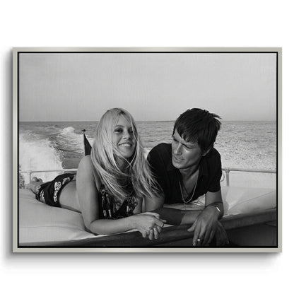 Brigitte Bardot Saint-Tropez Boat Ride - Canvas