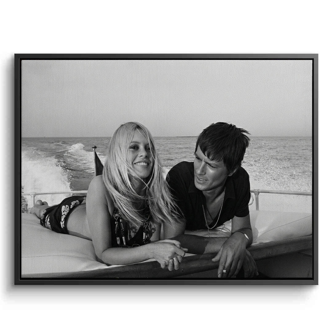 2Brigitte Bardot Saint-Tropez Boat Ride - Canvas