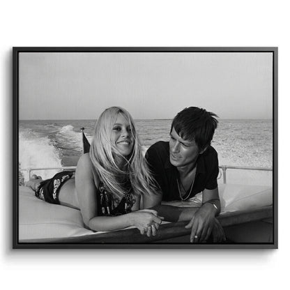 Brigitte Bardot Saint-Tropez Boat Ride - Canvas