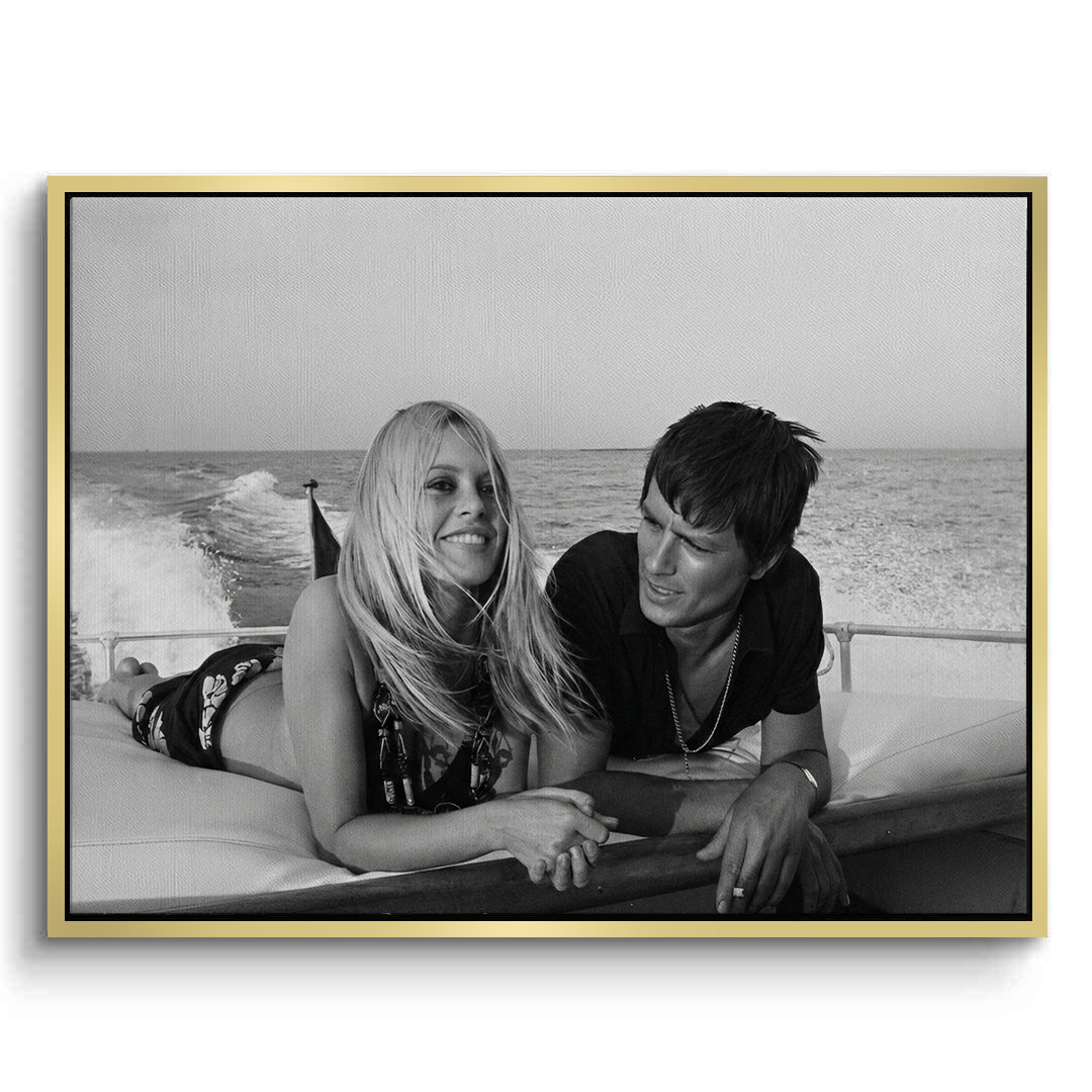 2Brigitte Bardot Saint-Tropez Boat Ride - Canvas