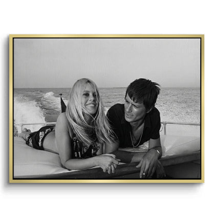 Brigitte Bardot Saint-Tropez Boat Ride - Canvas