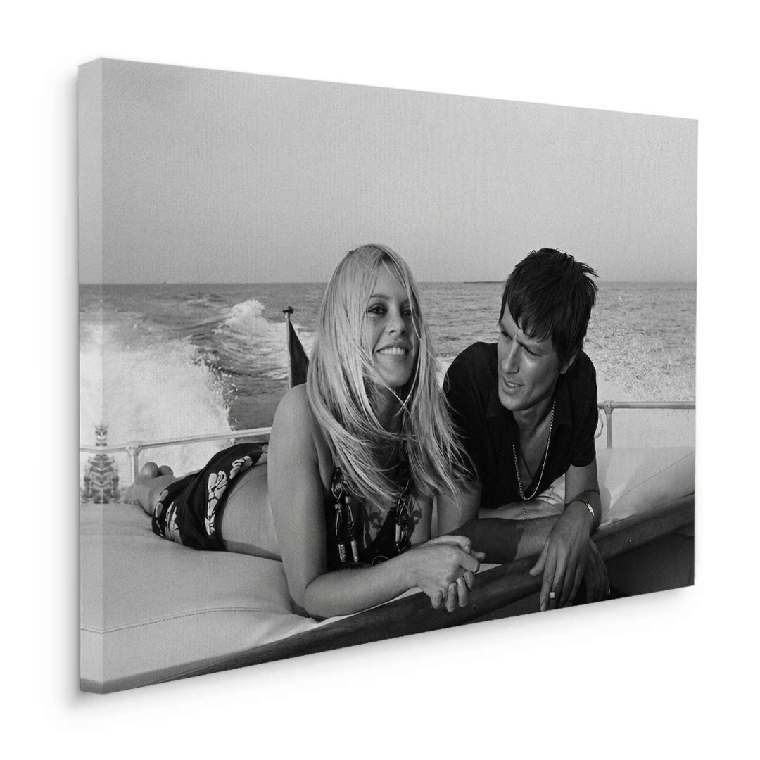 2Brigitte Bardot Saint-Tropez Boat Ride - Canvas