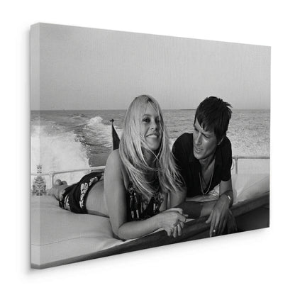Brigitte Bardot Saint-Tropez Boat Ride - Canvas