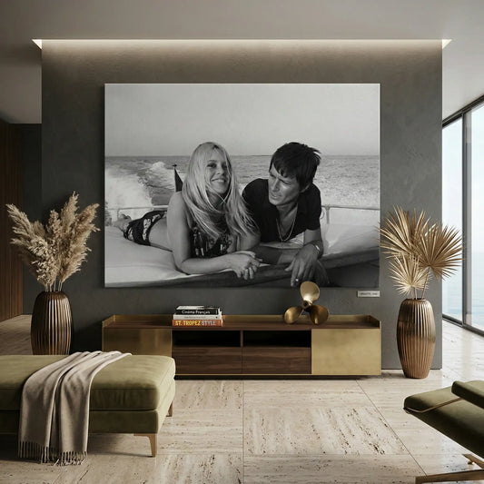 Brigitte Bardot Saint-Tropez Boat Ride - Canvas