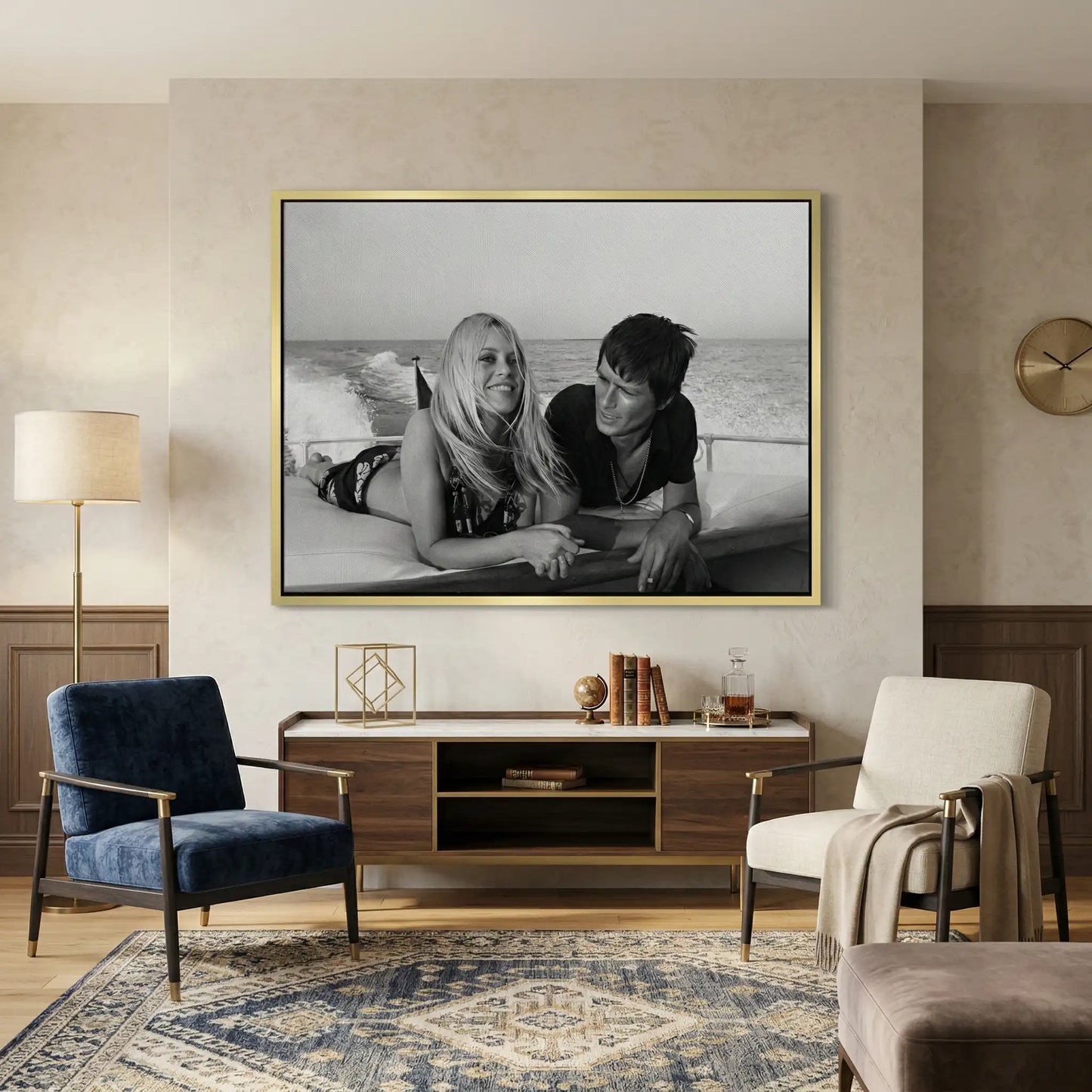 2Brigitte Bardot Saint-Tropez Boat Ride - Canvas