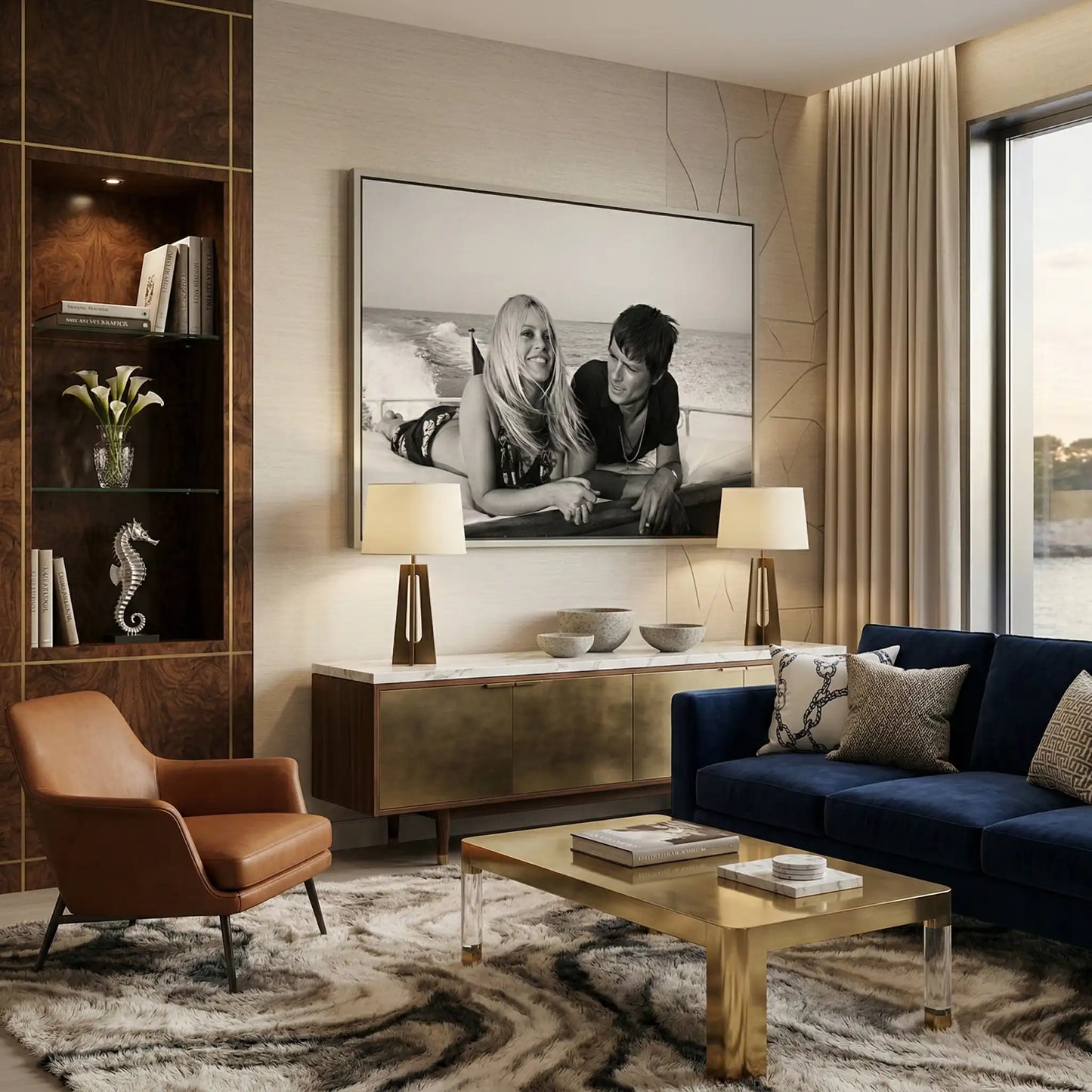 2Brigitte Bardot Saint-Tropez Boat Ride - Canvas